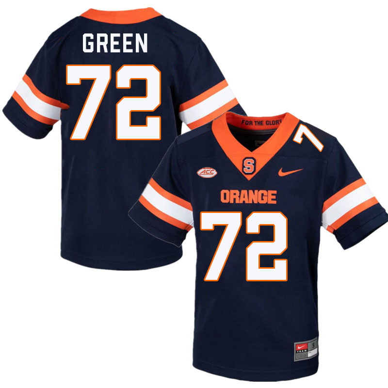 #72 Tim Green Syracuse Orange Jerseys,Syracuse University Football Uniforms,Apparels-Navy